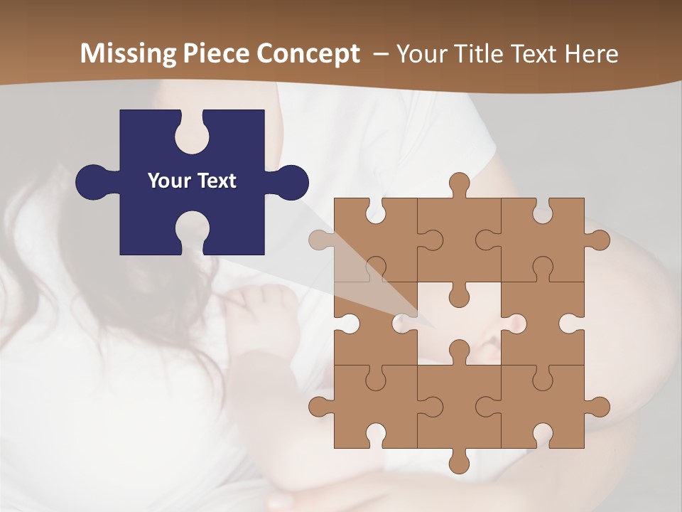 A Woman Holding A Baby In Her Arms PowerPoint Template