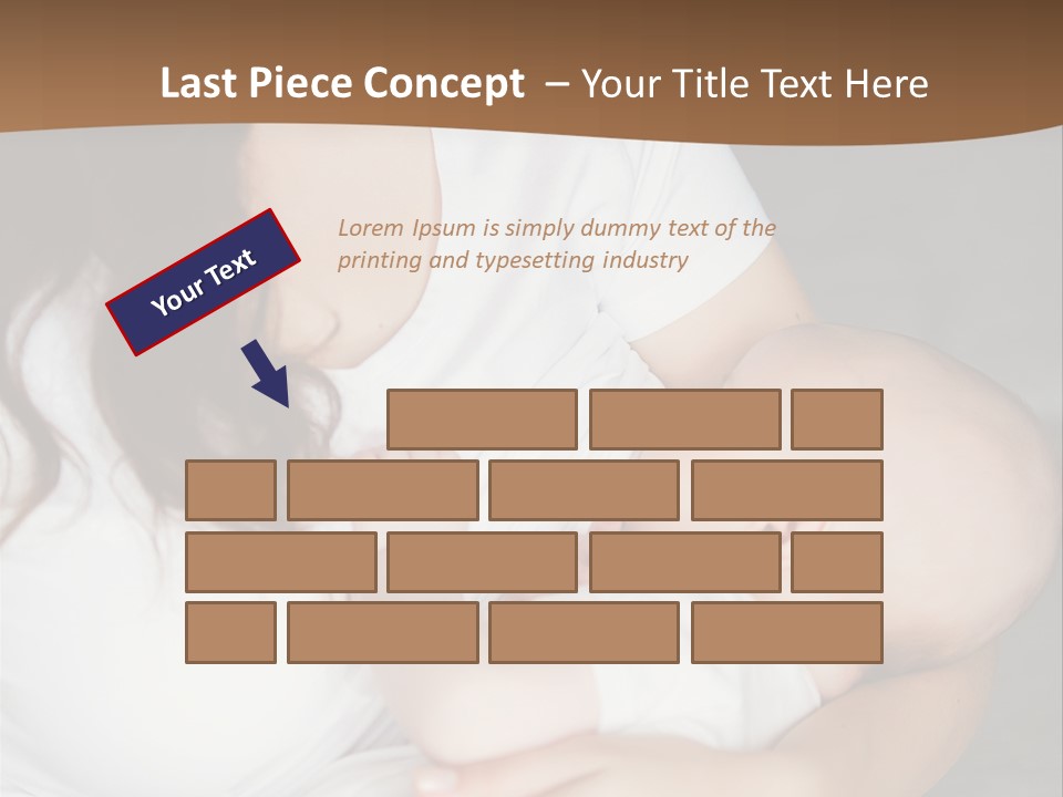 A Woman Holding A Baby In Her Arms PowerPoint Template