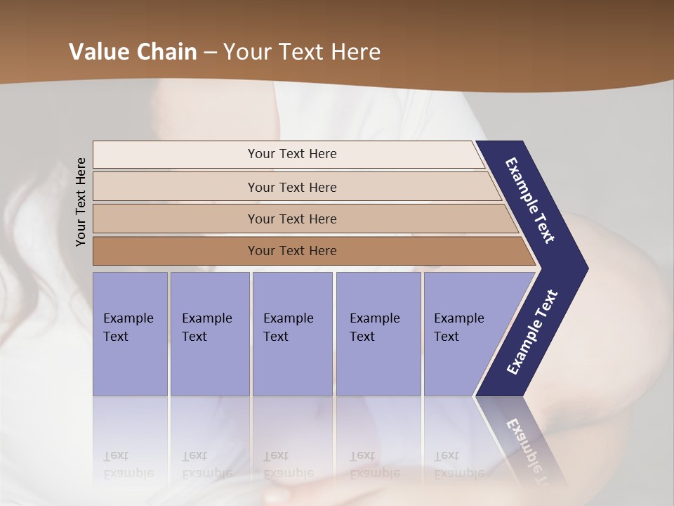 A Woman Holding A Baby In Her Arms PowerPoint Template