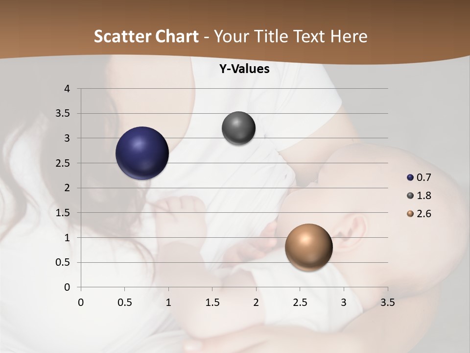 A Woman Holding A Baby In Her Arms PowerPoint Template