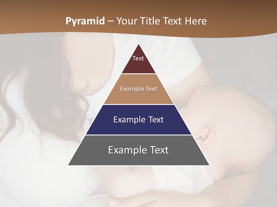 A Woman Holding A Baby In Her Arms PowerPoint Template