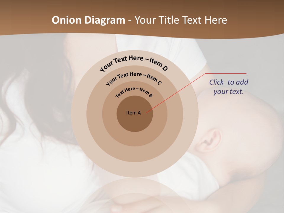 A Woman Holding A Baby In Her Arms PowerPoint Template