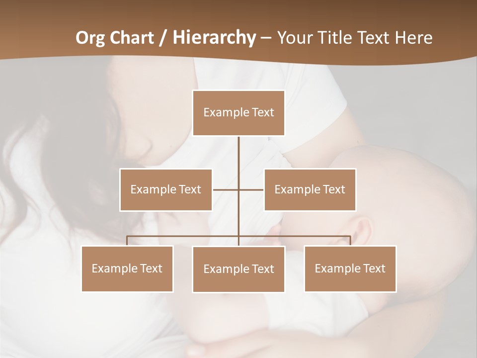 A Woman Holding A Baby In Her Arms PowerPoint Template