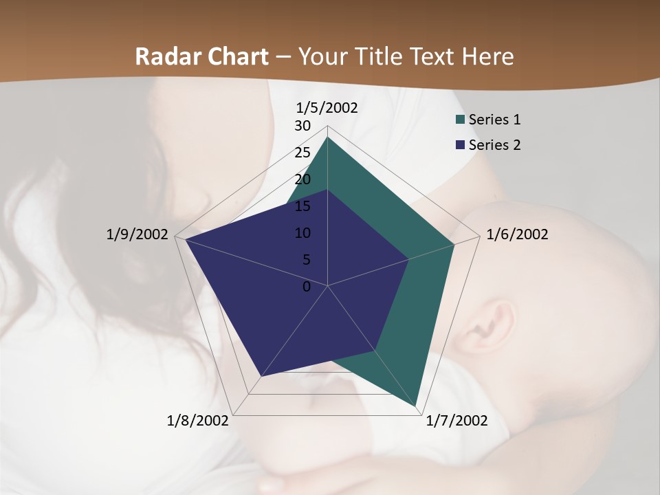 A Woman Holding A Baby In Her Arms PowerPoint Template