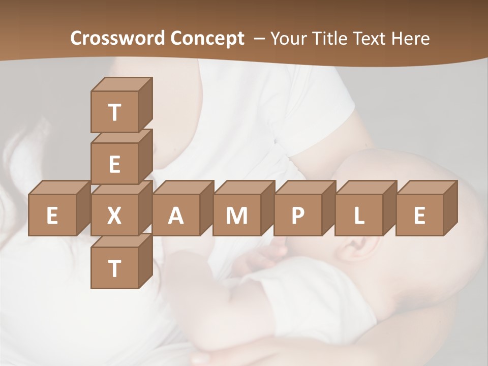 A Woman Holding A Baby In Her Arms PowerPoint Template