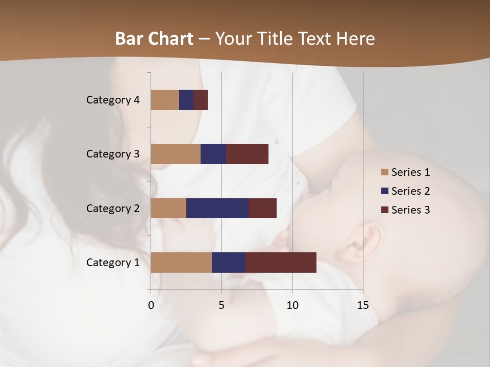 A Woman Holding A Baby In Her Arms PowerPoint Template