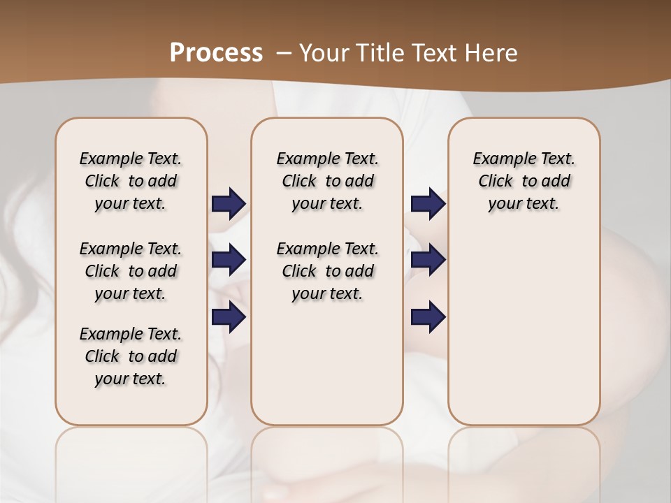 A Woman Holding A Baby In Her Arms PowerPoint Template