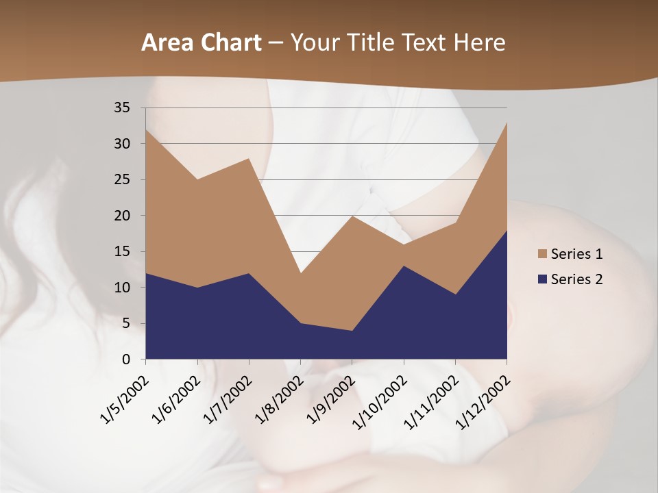 A Woman Holding A Baby In Her Arms PowerPoint Template
