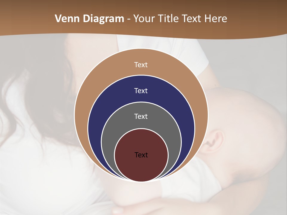 A Woman Holding A Baby In Her Arms PowerPoint Template