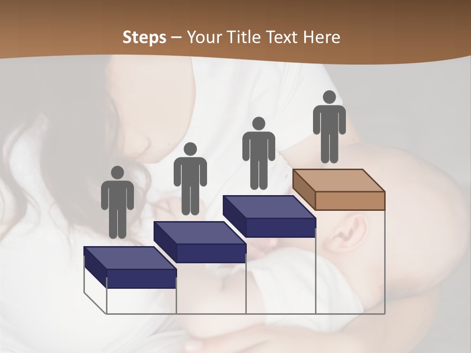 A Woman Holding A Baby In Her Arms PowerPoint Template