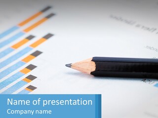 A Pencil Sitting On Top Of A Piece Of Paper PowerPoint Template