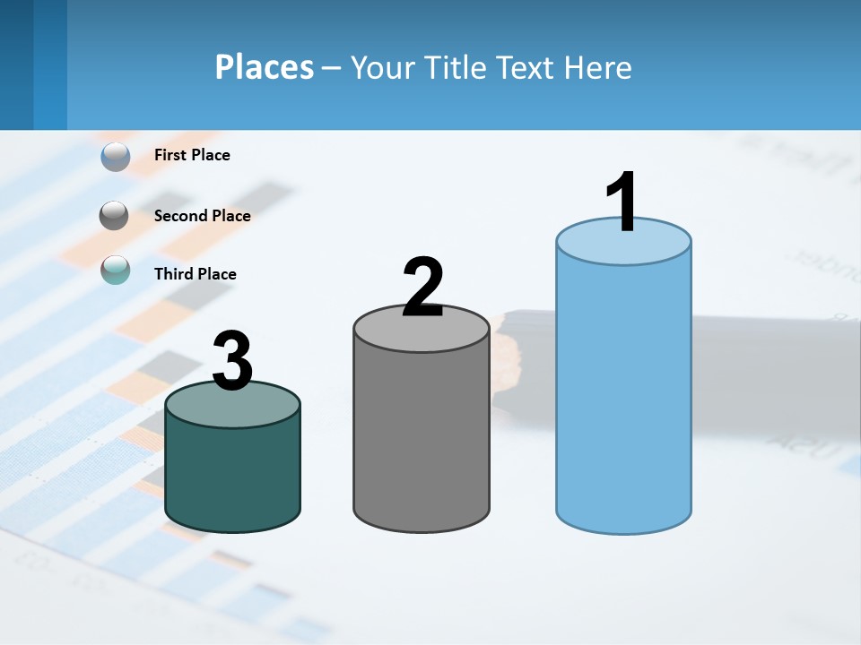 A Pencil Sitting On Top Of A Piece Of Paper PowerPoint Template