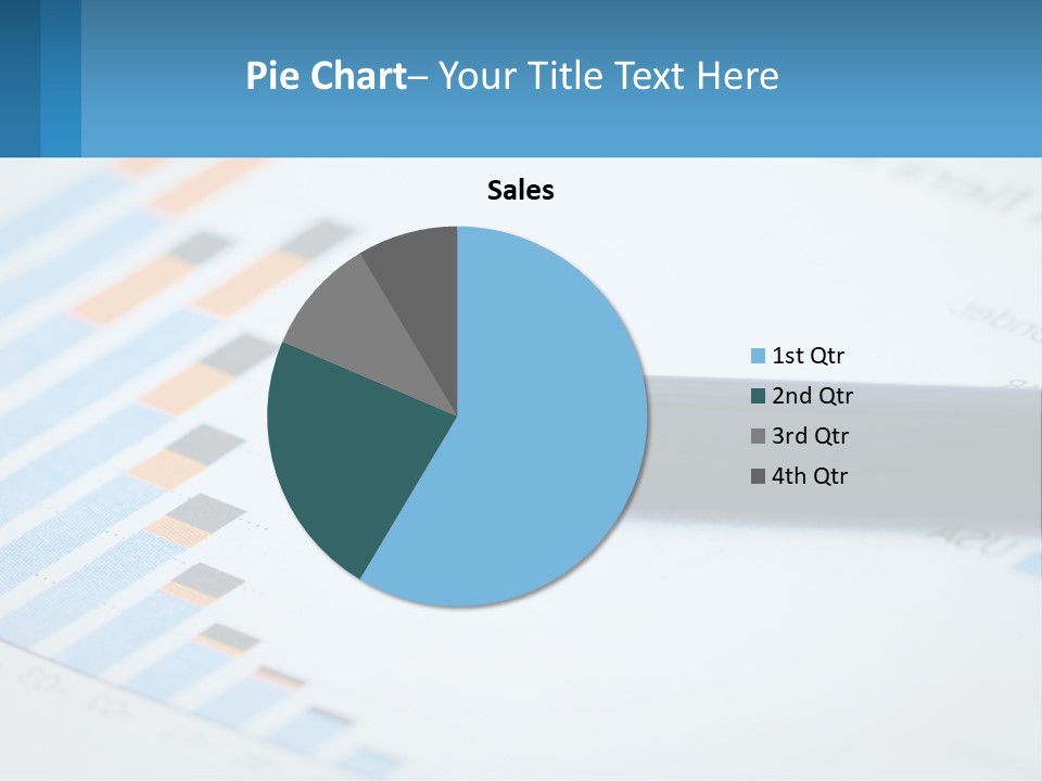 A Pencil Sitting On Top Of A Piece Of Paper PowerPoint Template