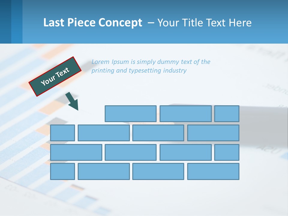 A Pencil Sitting On Top Of A Piece Of Paper PowerPoint Template