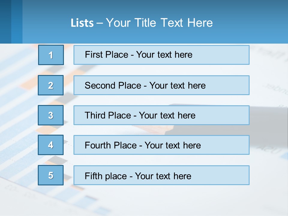 A Pencil Sitting On Top Of A Piece Of Paper PowerPoint Template