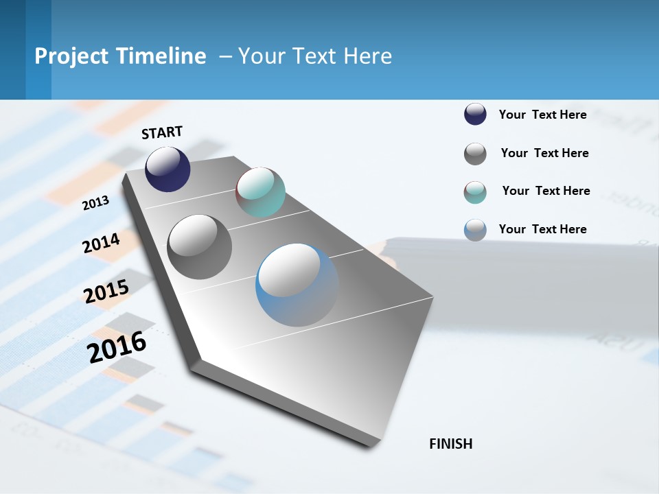 A Pencil Sitting On Top Of A Piece Of Paper PowerPoint Template