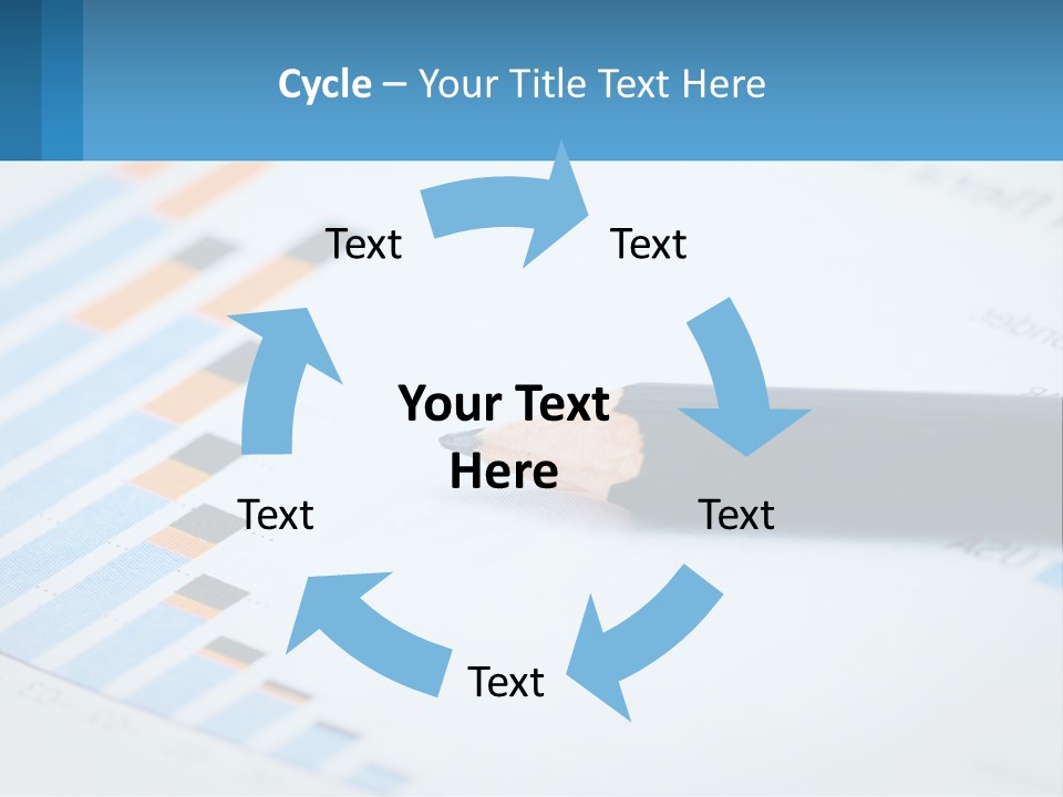 A Pencil Sitting On Top Of A Piece Of Paper PowerPoint Template