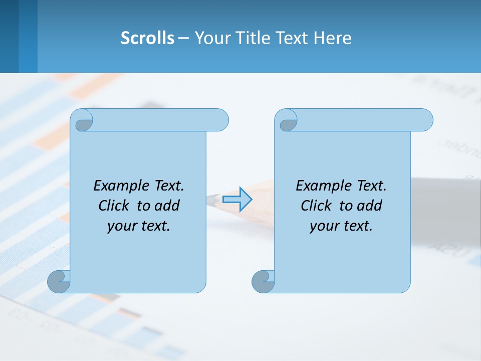 A Pencil Sitting On Top Of A Piece Of Paper PowerPoint Template