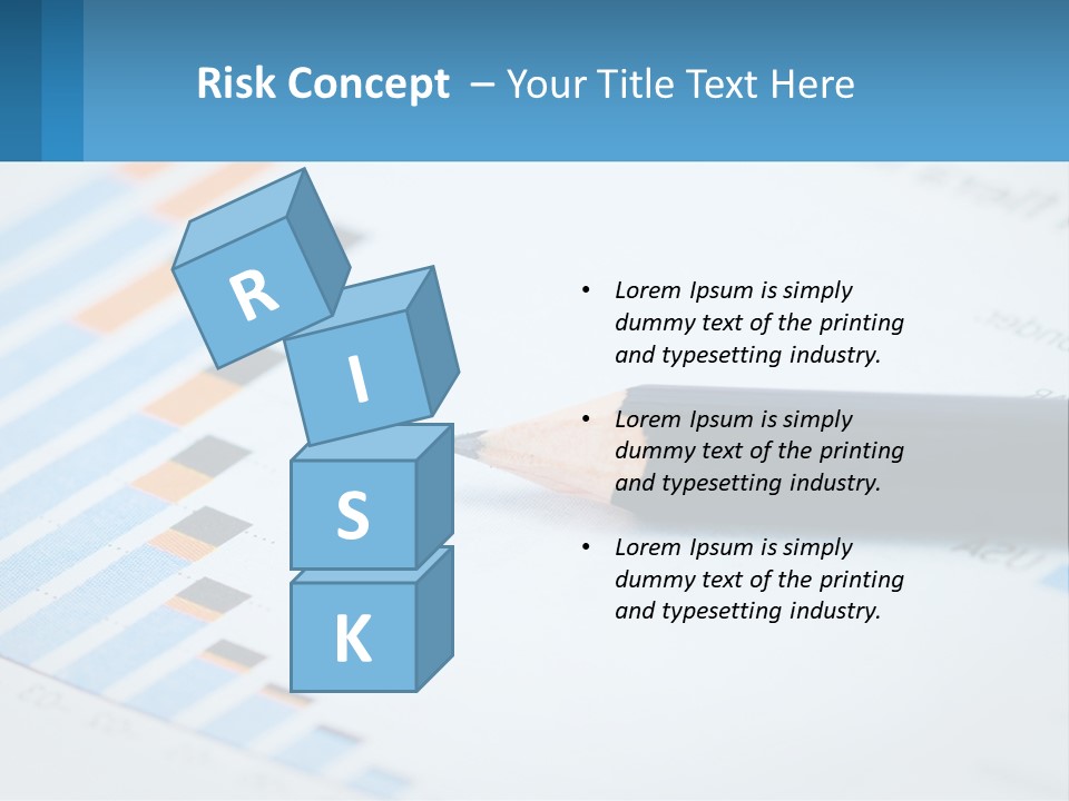 A Pencil Sitting On Top Of A Piece Of Paper PowerPoint Template