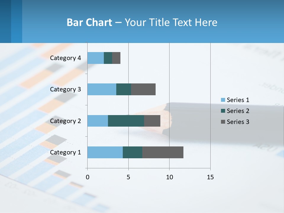 A Pencil Sitting On Top Of A Piece Of Paper PowerPoint Template