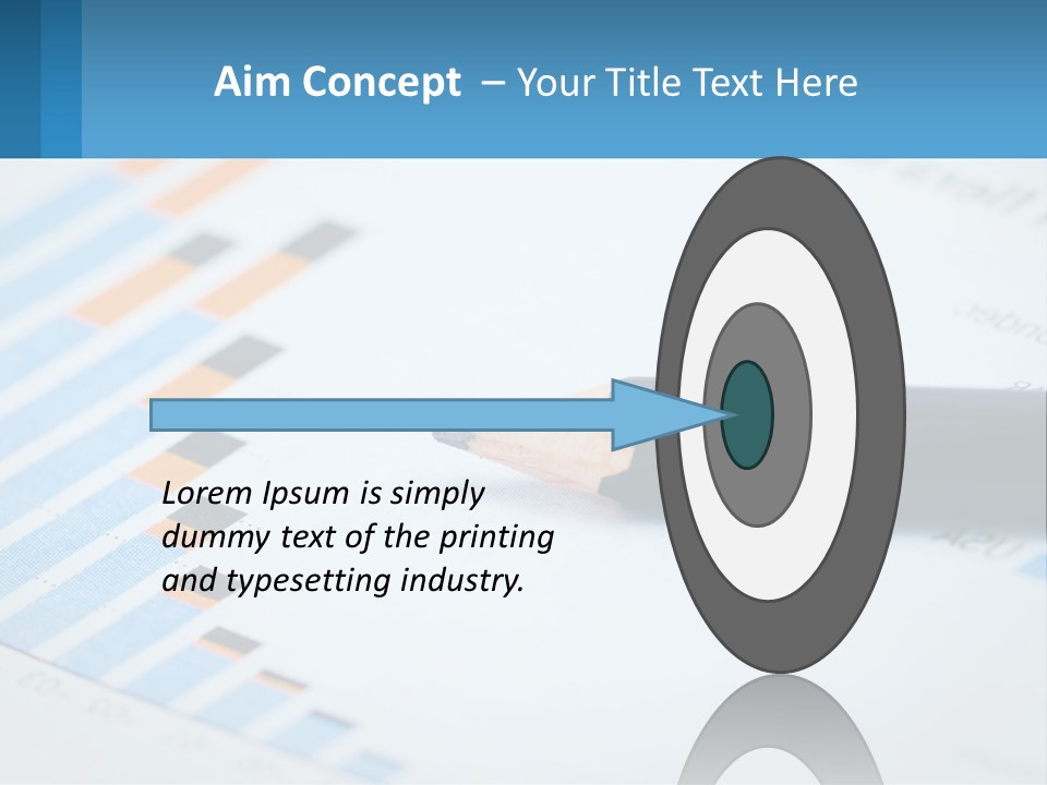 A Pencil Sitting On Top Of A Piece Of Paper PowerPoint Template