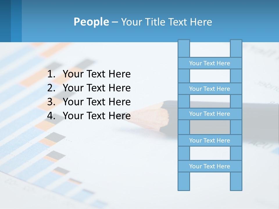 A Pencil Sitting On Top Of A Piece Of Paper PowerPoint Template