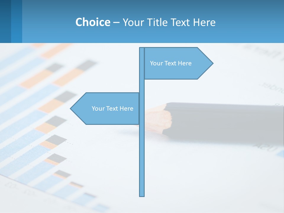 A Pencil Sitting On Top Of A Piece Of Paper PowerPoint Template
