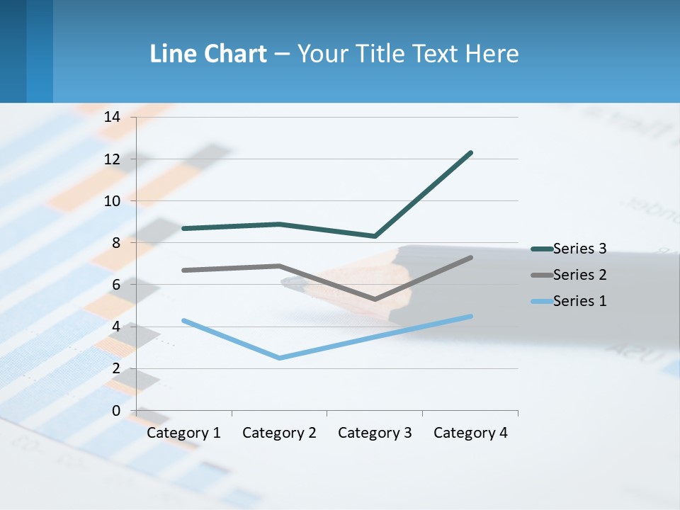 A Pencil Sitting On Top Of A Piece Of Paper PowerPoint Template