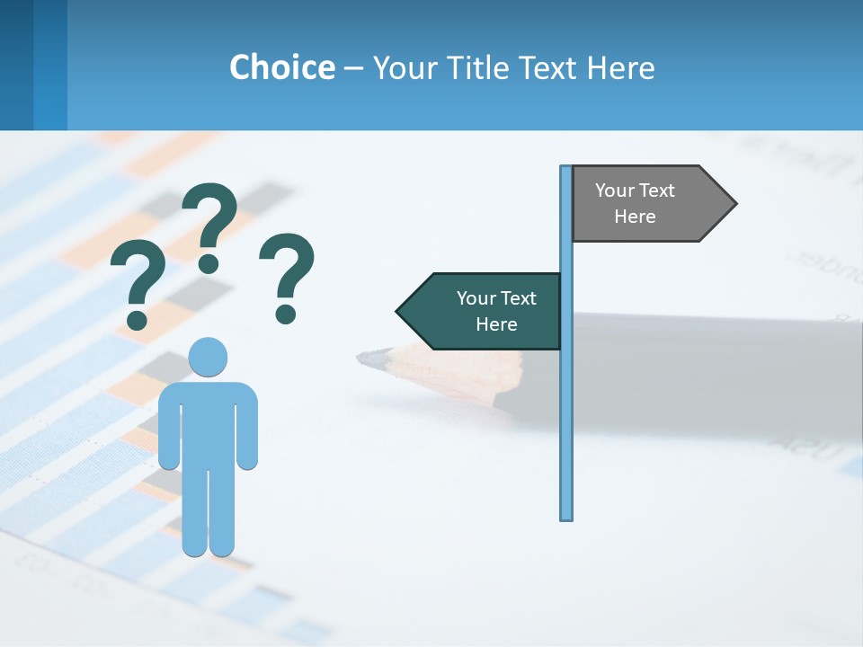 A Pencil Sitting On Top Of A Piece Of Paper PowerPoint Template
