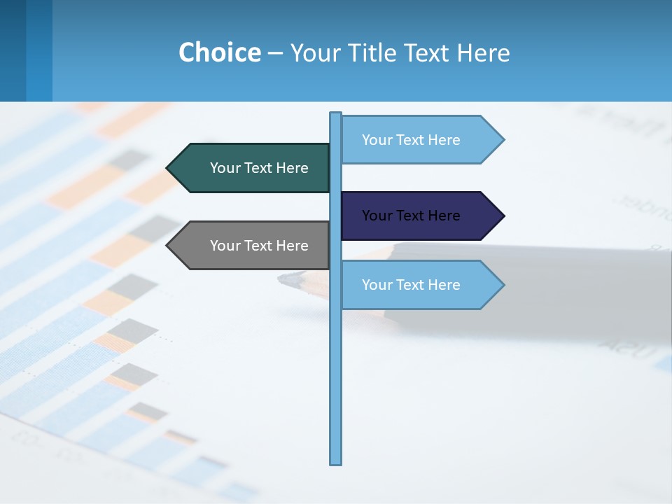 A Pencil Sitting On Top Of A Piece Of Paper PowerPoint Template