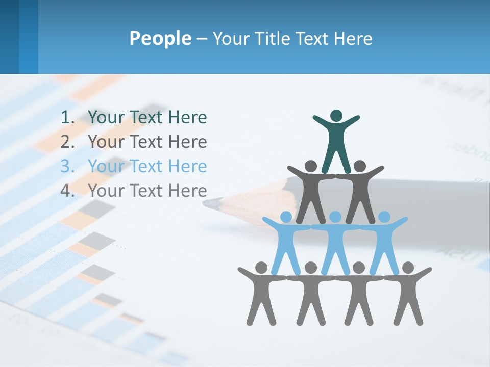 A Pencil Sitting On Top Of A Piece Of Paper PowerPoint Template