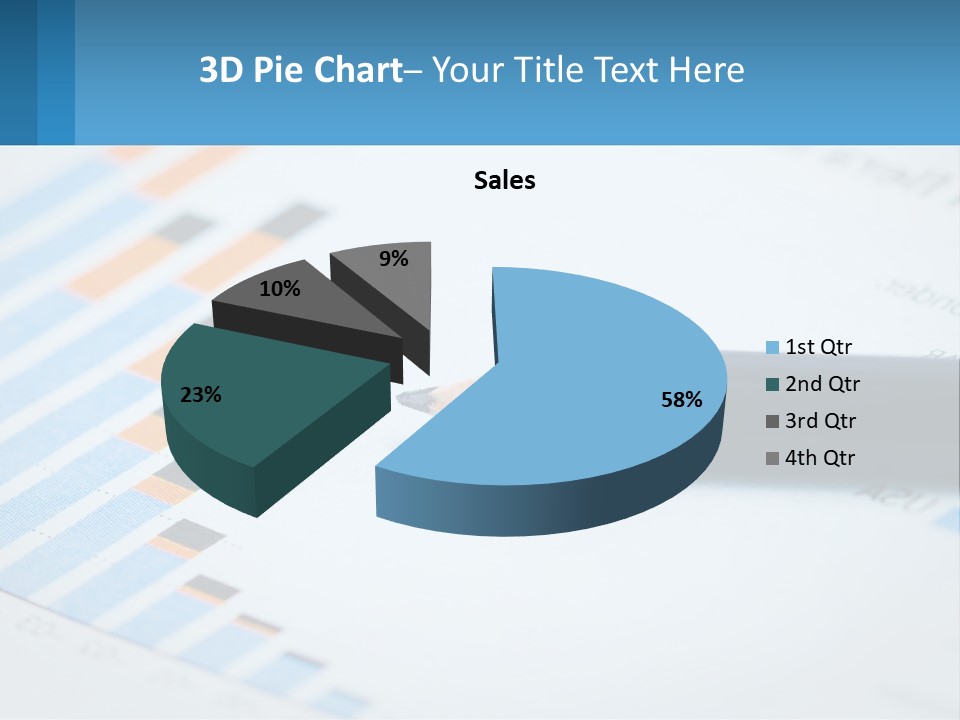 A Pencil Sitting On Top Of A Piece Of Paper PowerPoint Template
