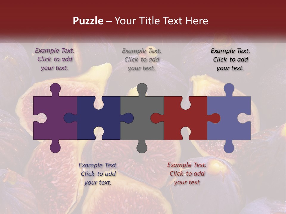 A Large Group Of Figs With The Words Name Of Presentation PowerPoint Template