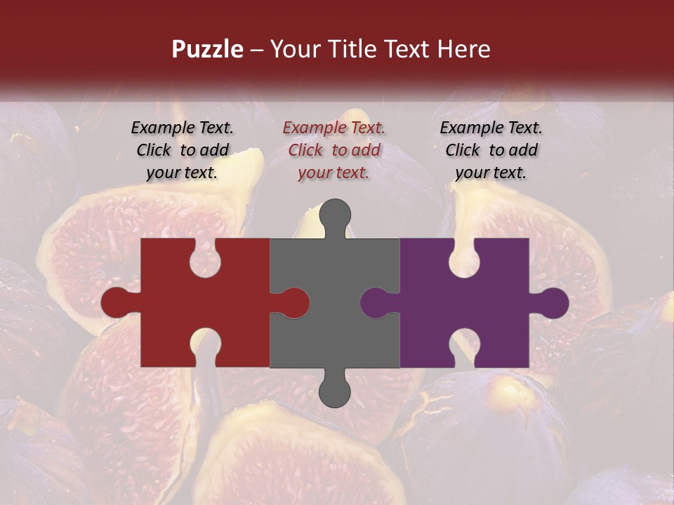 A Large Group Of Figs With The Words Name Of Presentation PowerPoint Template