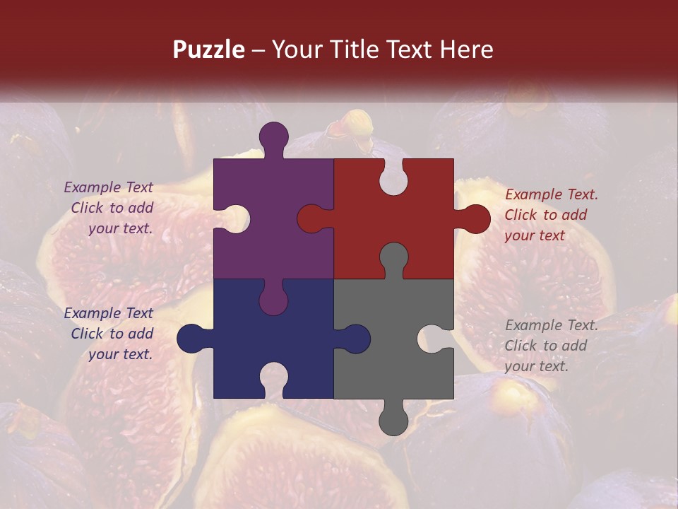 A Large Group Of Figs With The Words Name Of Presentation PowerPoint Template