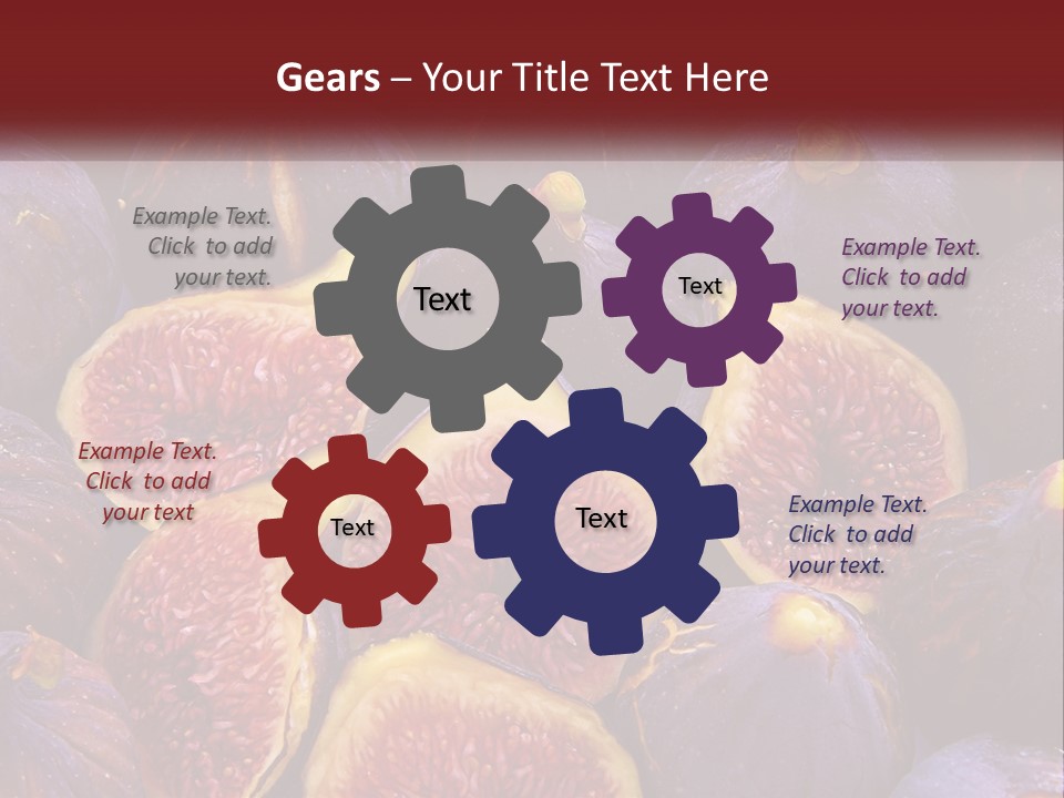 A Large Group Of Figs With The Words Name Of Presentation PowerPoint Template