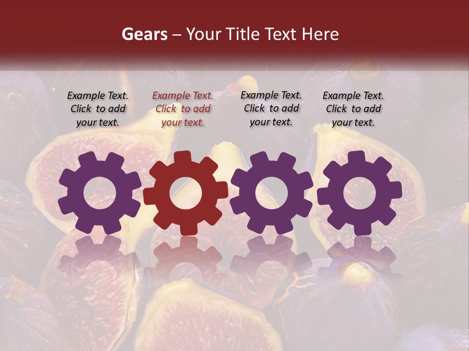 A Large Group Of Figs With The Words Name Of Presentation PowerPoint Template