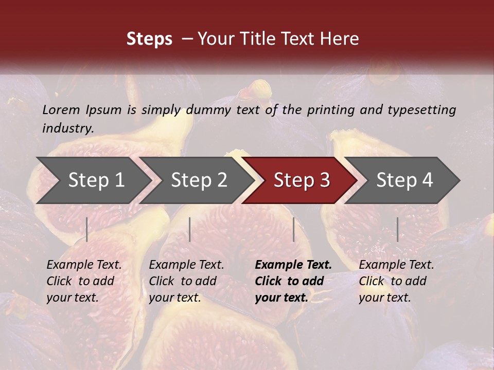 A Large Group Of Figs With The Words Name Of Presentation PowerPoint Template