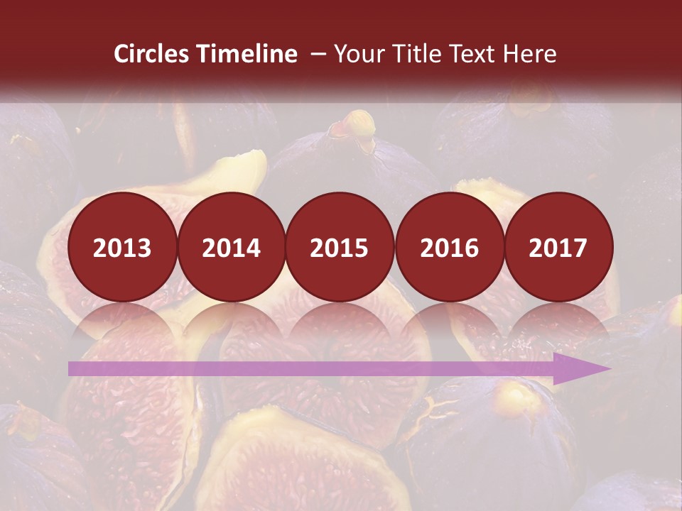 A Large Group Of Figs With The Words Name Of Presentation PowerPoint Template