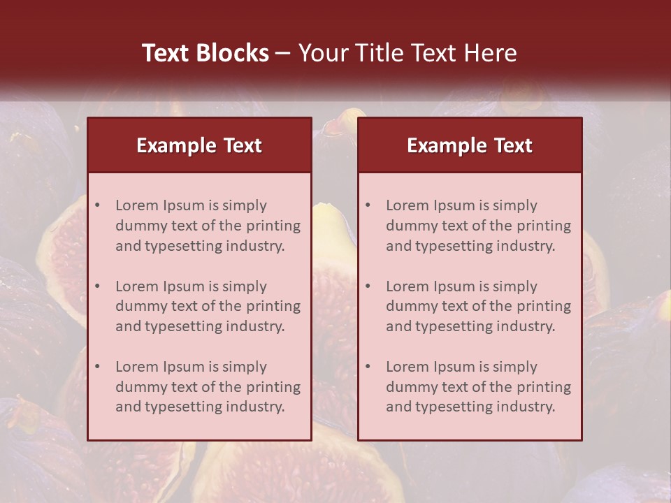A Large Group Of Figs With The Words Name Of Presentation PowerPoint Template
