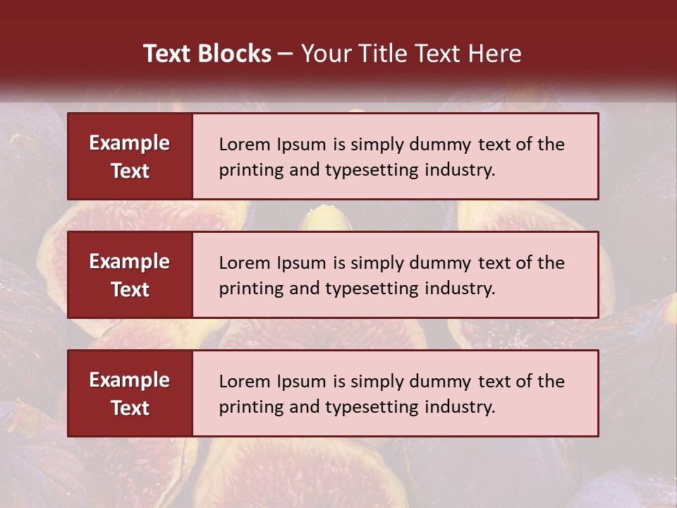 A Large Group Of Figs With The Words Name Of Presentation PowerPoint Template