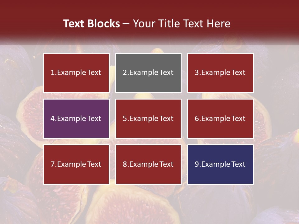 A Large Group Of Figs With The Words Name Of Presentation PowerPoint Template