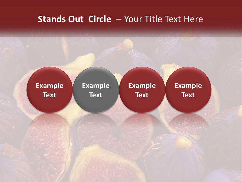 A Large Group Of Figs With The Words Name Of Presentation PowerPoint Template