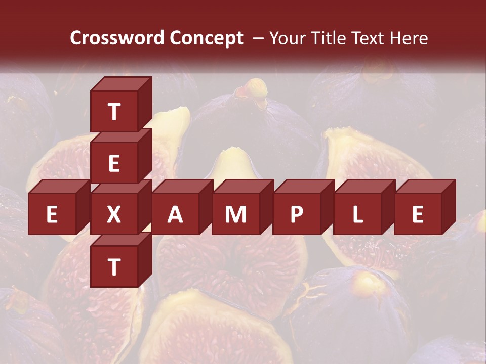 A Large Group Of Figs With The Words Name Of Presentation PowerPoint Template