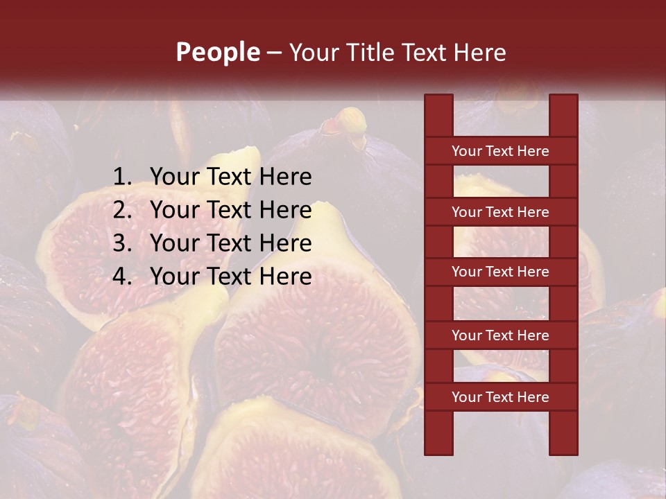A Large Group Of Figs With The Words Name Of Presentation PowerPoint Template