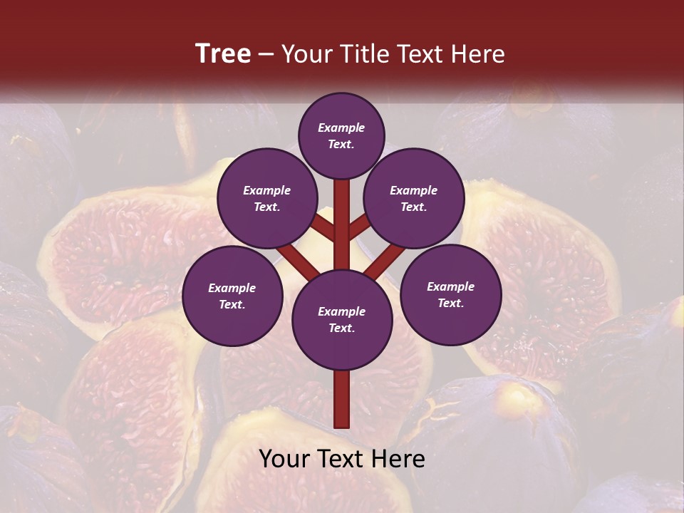 A Large Group Of Figs With The Words Name Of Presentation PowerPoint Template