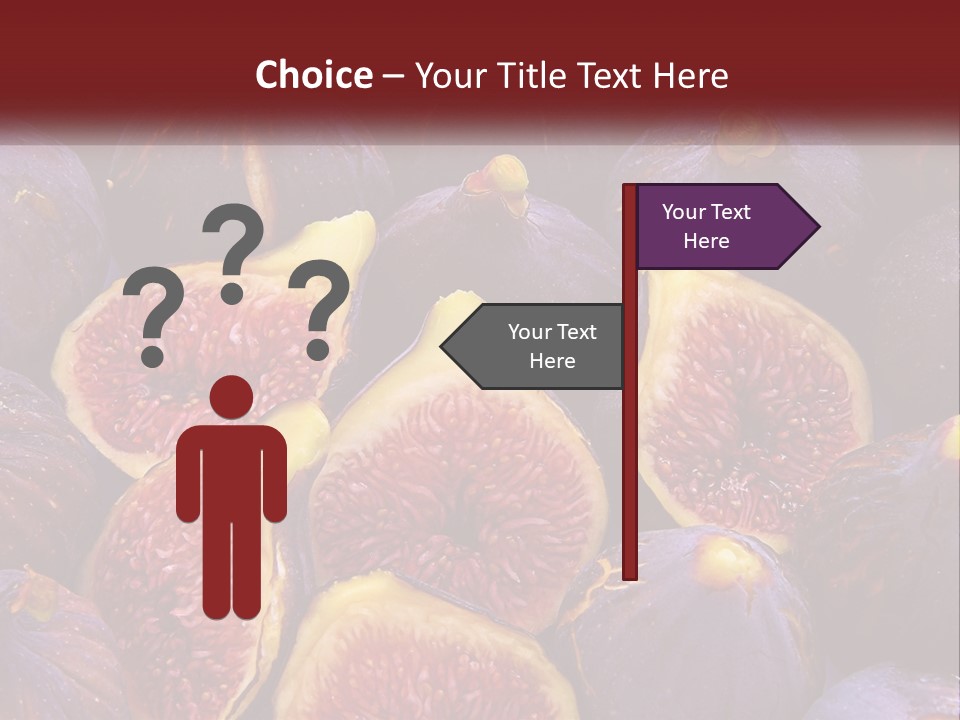 A Large Group Of Figs With The Words Name Of Presentation PowerPoint Template