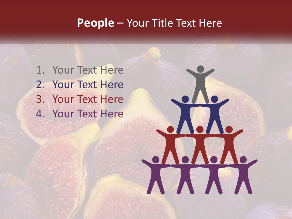 A Large Group Of Figs With The Words Name Of Presentation PowerPoint Template