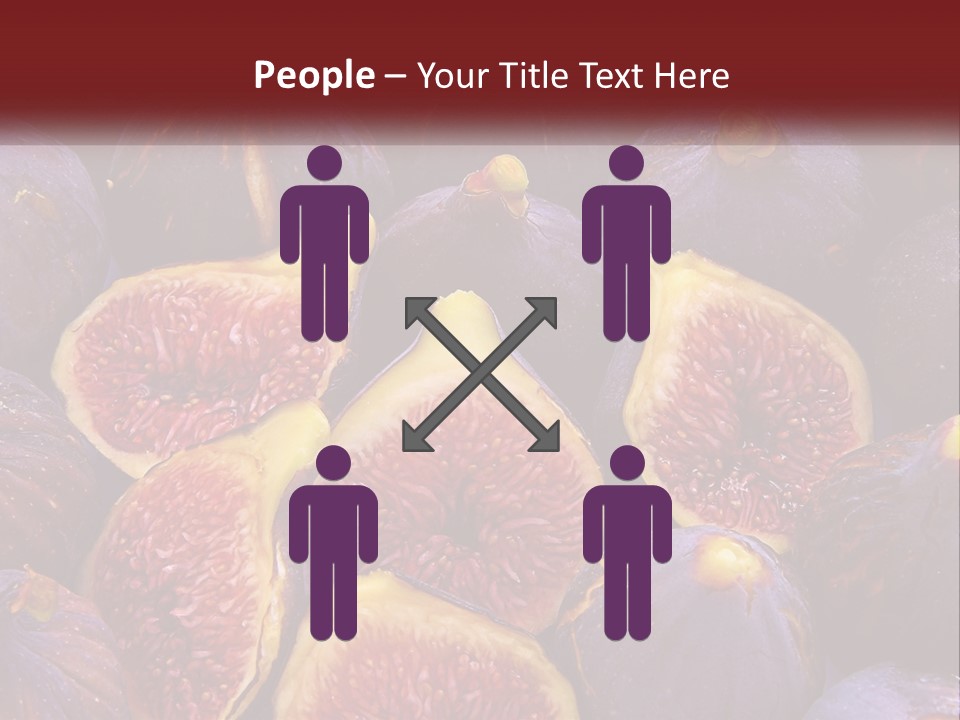 A Large Group Of Figs With The Words Name Of Presentation PowerPoint Template