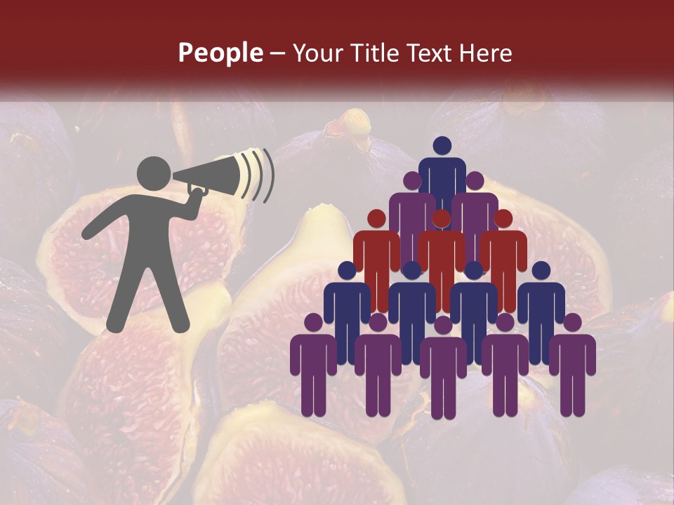 A Large Group Of Figs With The Words Name Of Presentation PowerPoint Template